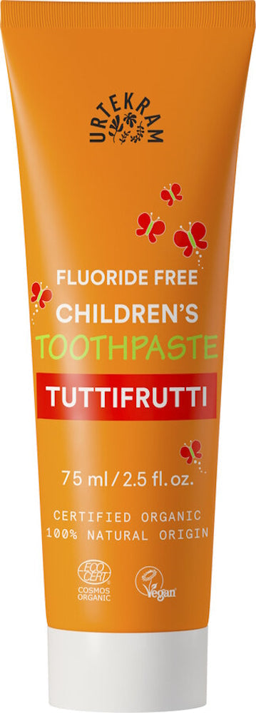 URTEKRAM - Children's Toothpaste Tutti Frutti - Fluoride-Free Fun đđ