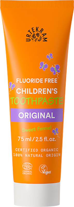 URTEKRAM - Children's Toothpaste Original - Fluoride Free & Organic 🌿🦷