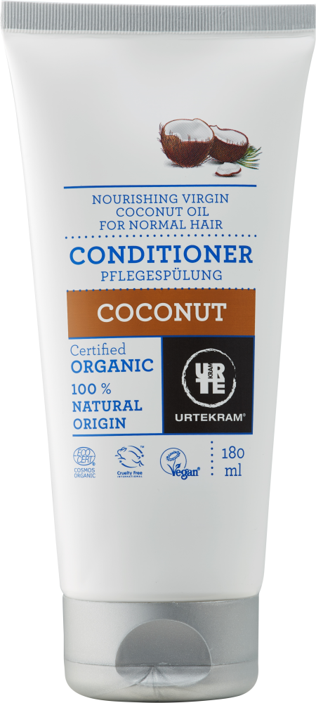 URTEKRAM - Coconut Conditioner - Organic Hair Care 🌴✨