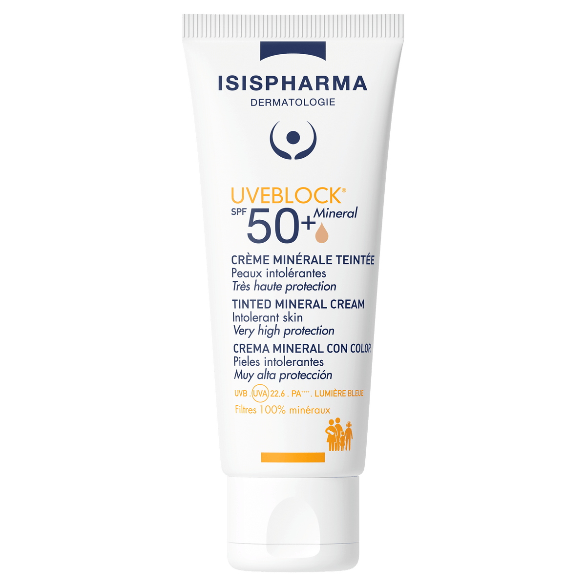 UVEBLOCK SPF50+ Mineral tinted