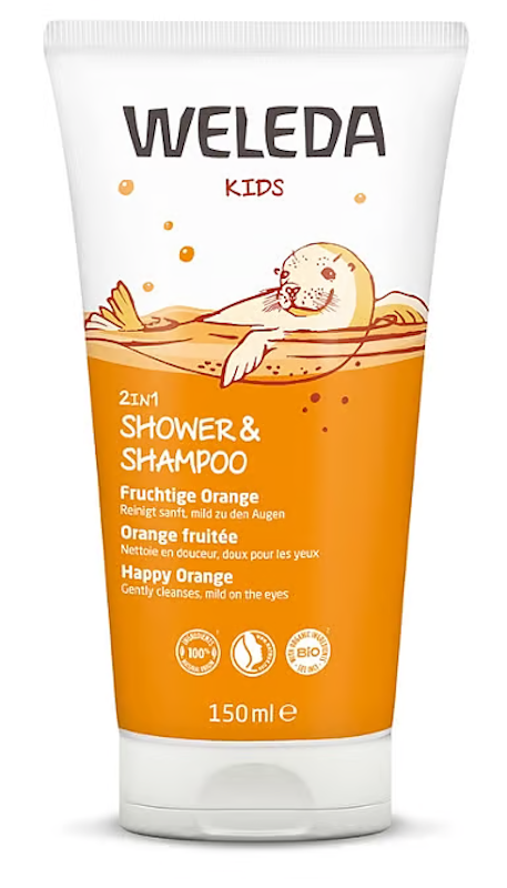 Weleda - Kids 2in1 Shower & Shampoo - Fruity Orange Delight đâ¨