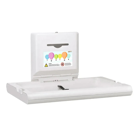 Wickeltisch BIANCO horizontal – weiss, klappbar, antibakteriell