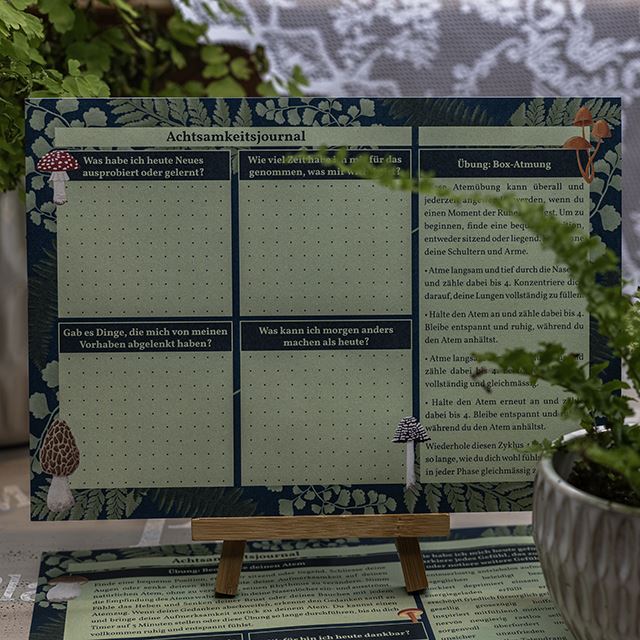 Achtsamkeitsjournal A5 - Pilze