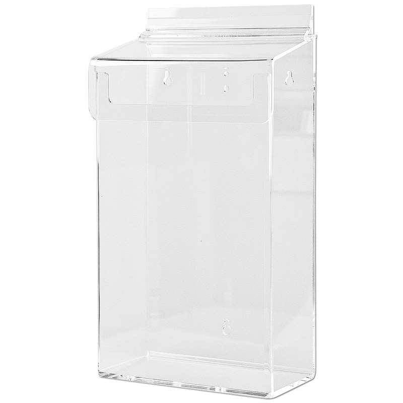 Acryl Prospektbox für Kundenstopper, Wandprospektbox - Wandhalter - Speedjust Schweiz