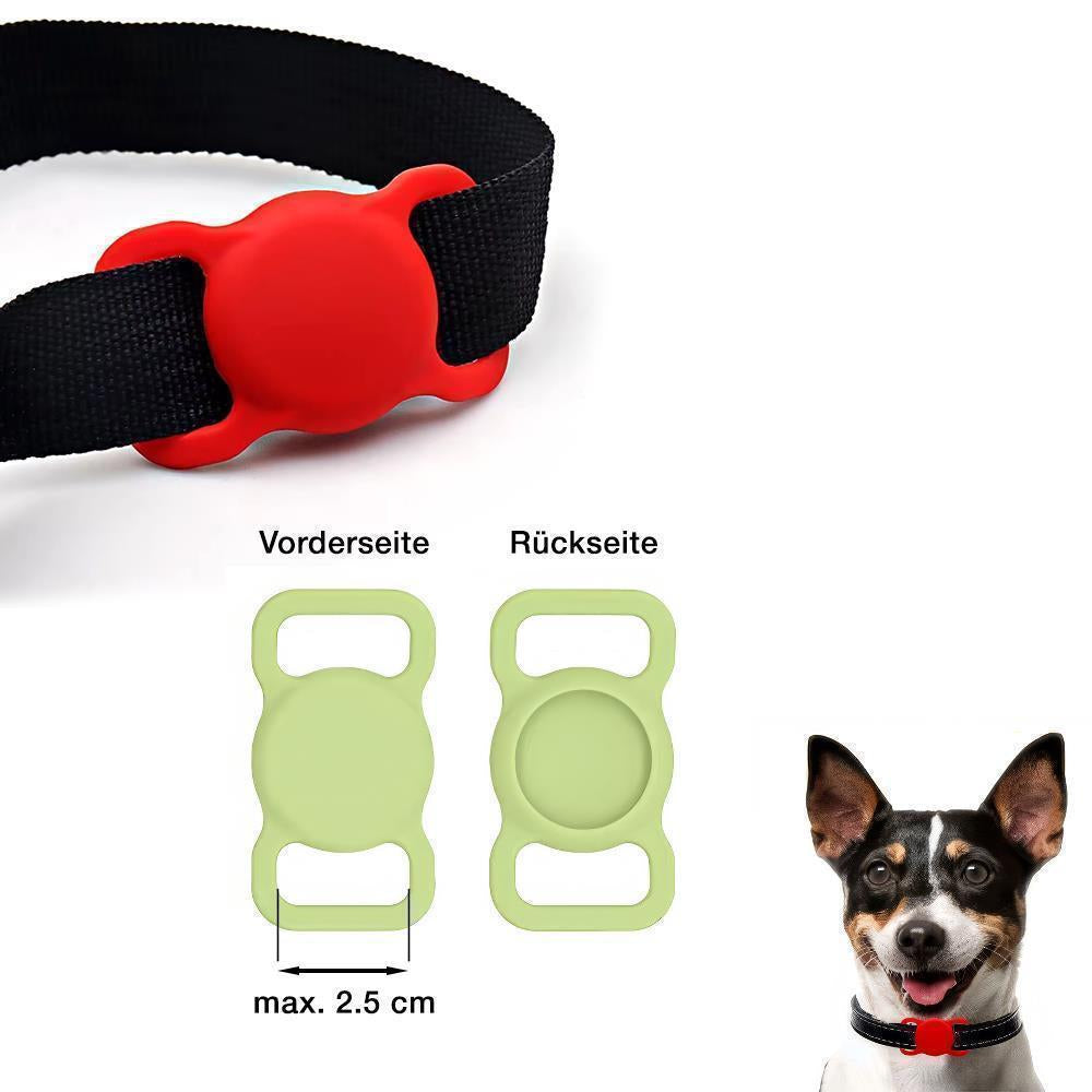 AirTag Halsband Halterung Ruby