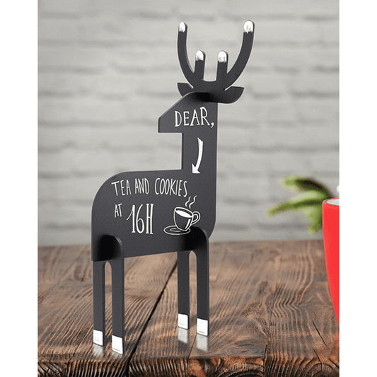 Securit® Tischkreidetafel 3D, "Hirsch" zum Selbstaufbauen, 31x15cm