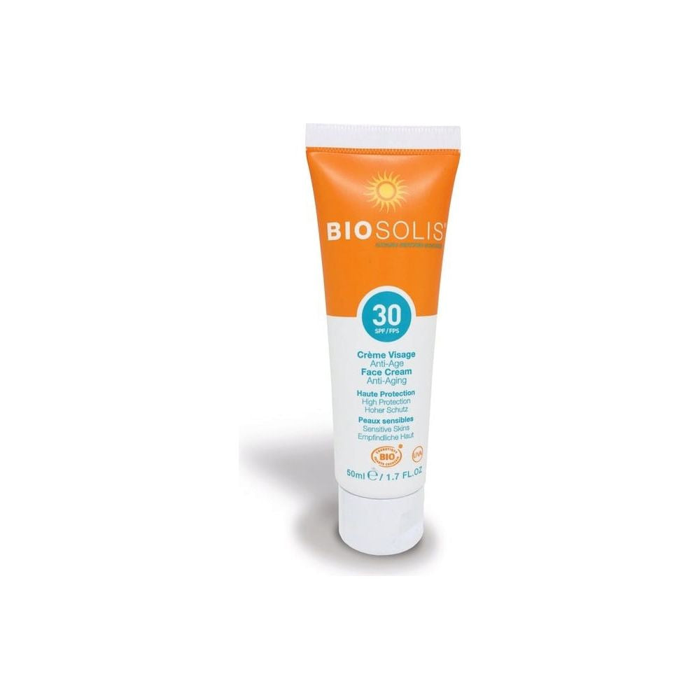 Crema solare viso SPF30 anti-età