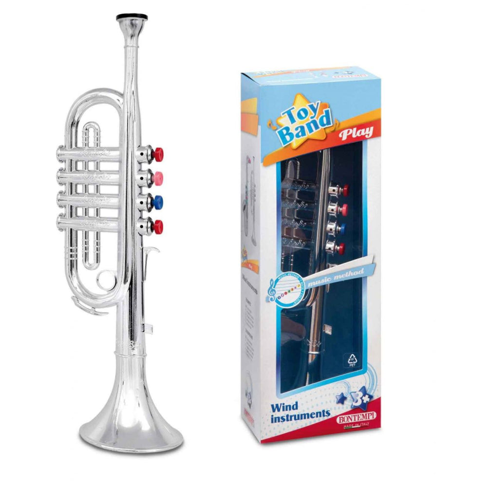 Trompete mit 4 farbigen Tasten