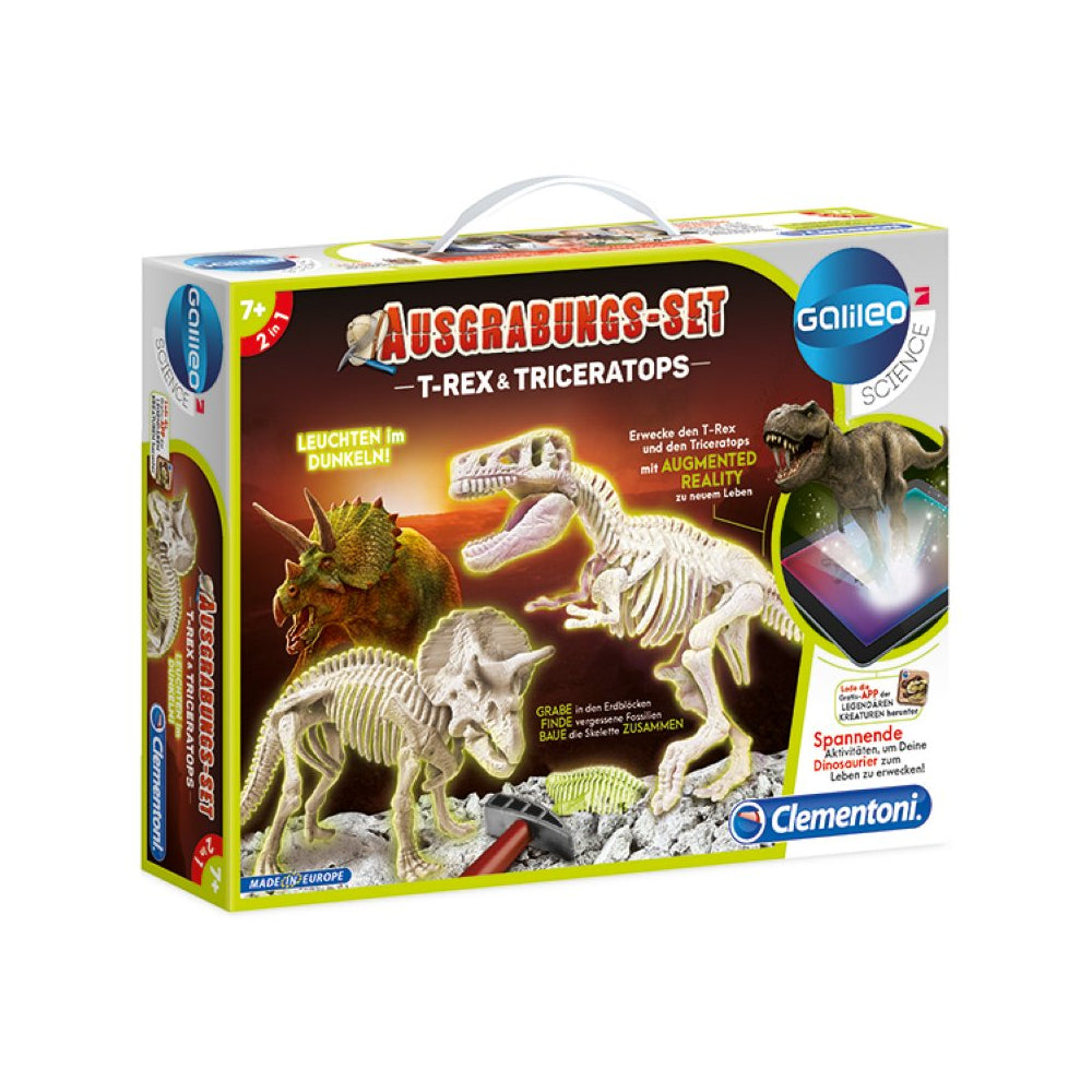 Kit di scavo per T-Rex e Triceratopi