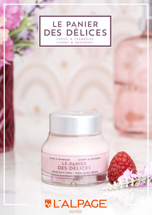 Coffret Cadeau Crème Soin Total + Sérum Soin Total + Gelée de Douche Exfoliante 125ml LE PANIER DES Délices