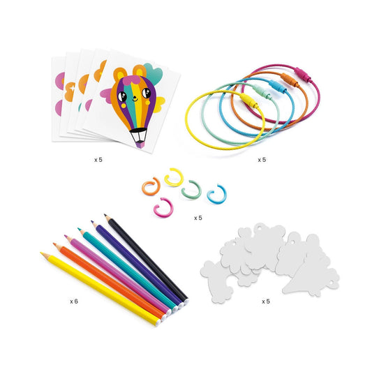 Artistic plastic Kawai-Schlüsselanhänger