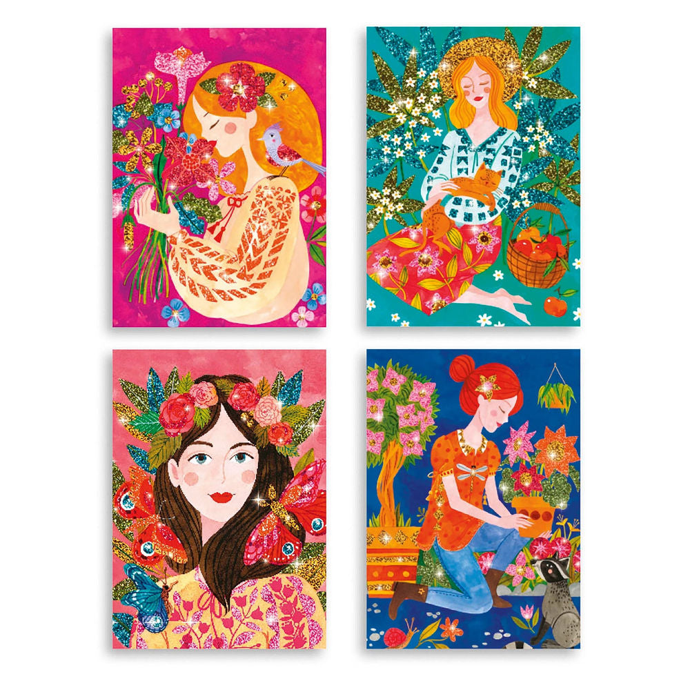 Djeco Glitter Pictures Profumo Floreale