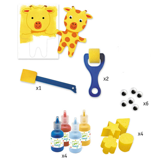 Djeco Malen mit Schwamm Doudou