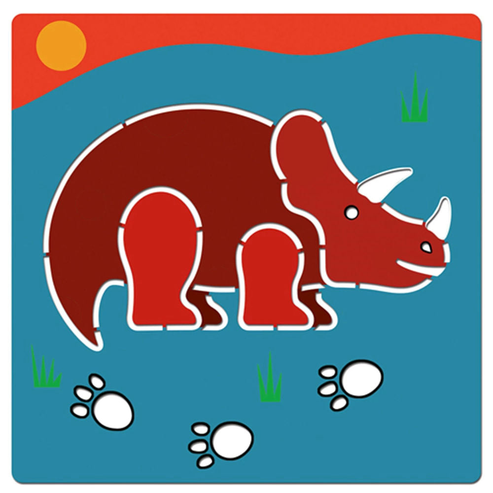 Djeco Schablonen Dinosaurier