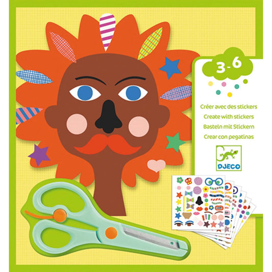 Sticker und Basteln Friseur