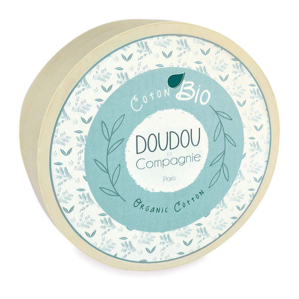 Bio Hase mit Schmusetuch, rosa 15cm