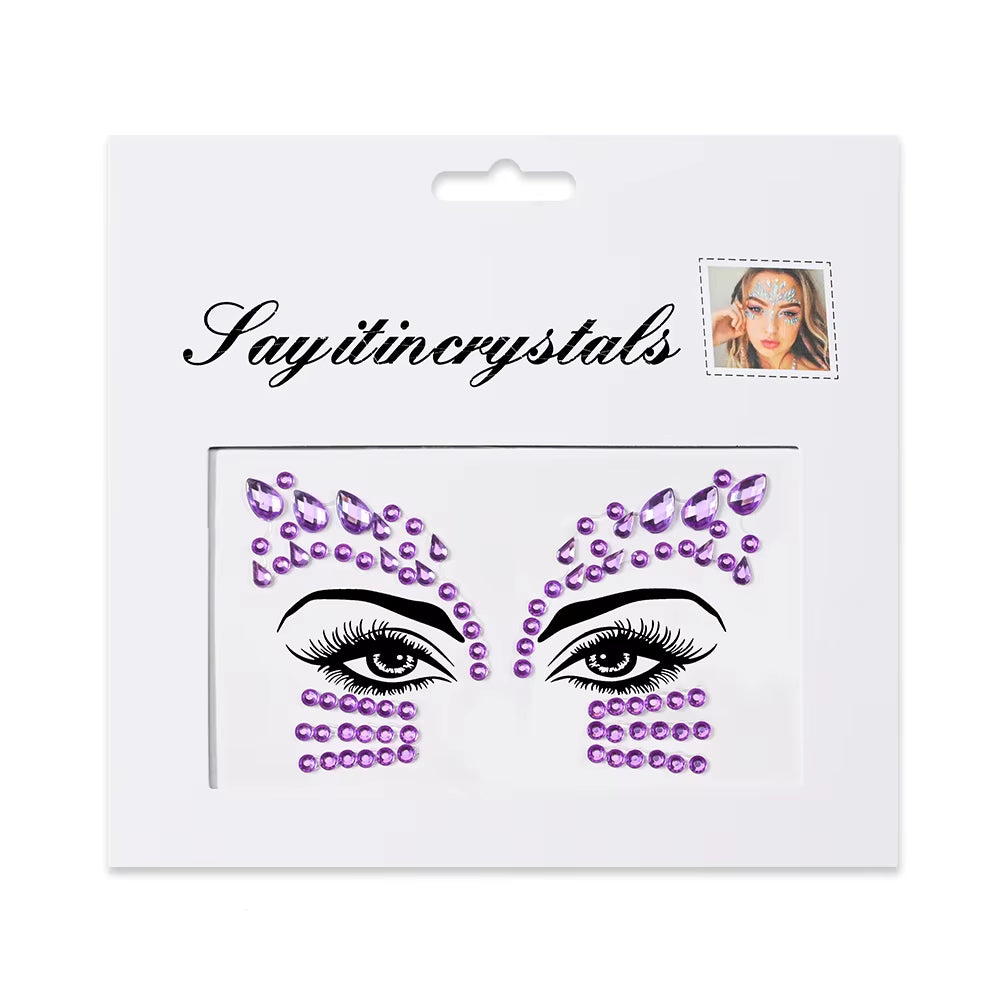 Face Jewels Sentia - Violett