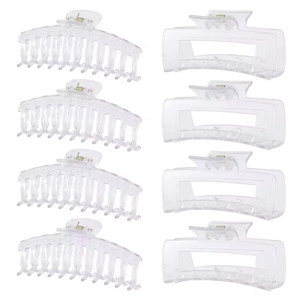 Haarklammer Gross 8er-Set