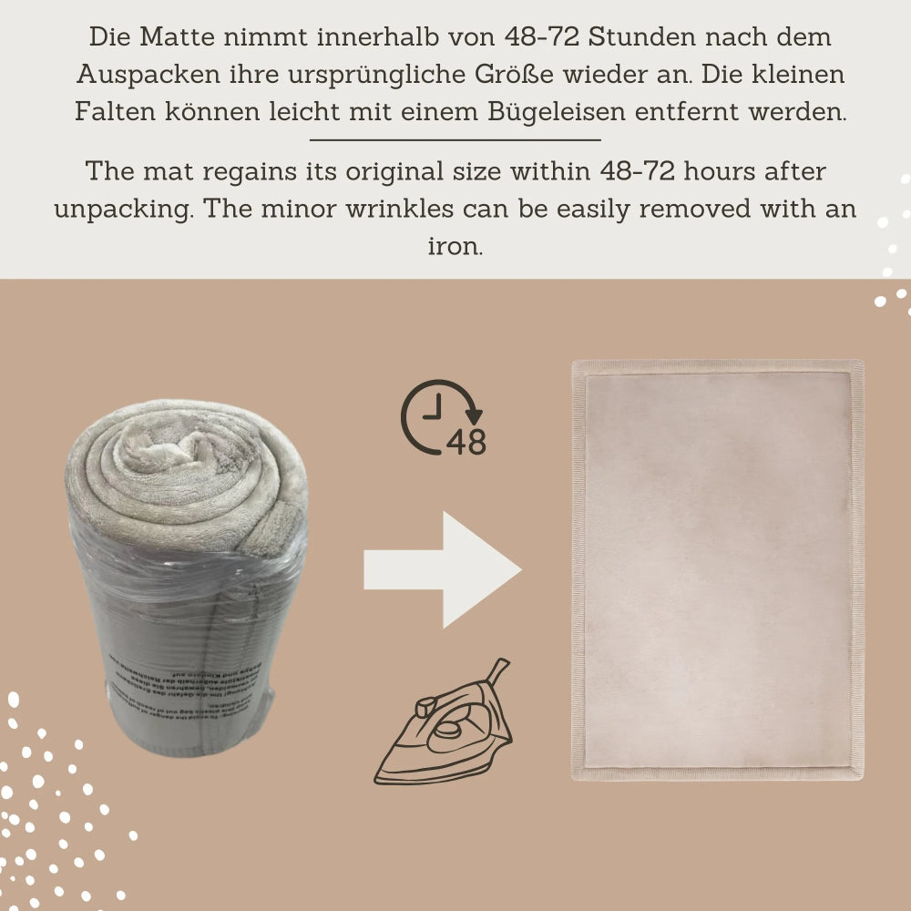 XXL Samtmatte, Wolke