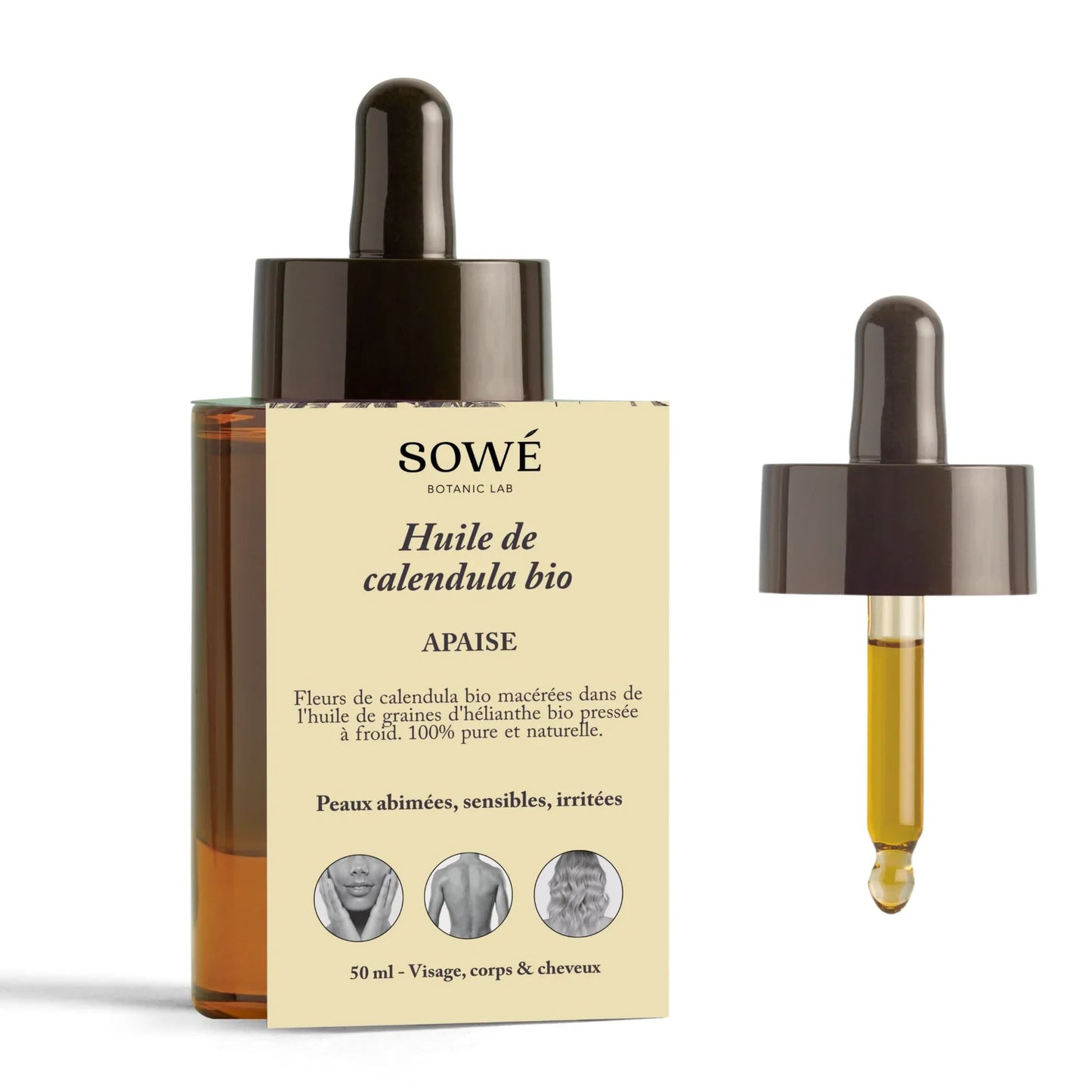 Kit soin naturel de la peau pour toute la famille 4x50ml - SOWĂ Botanic Lab