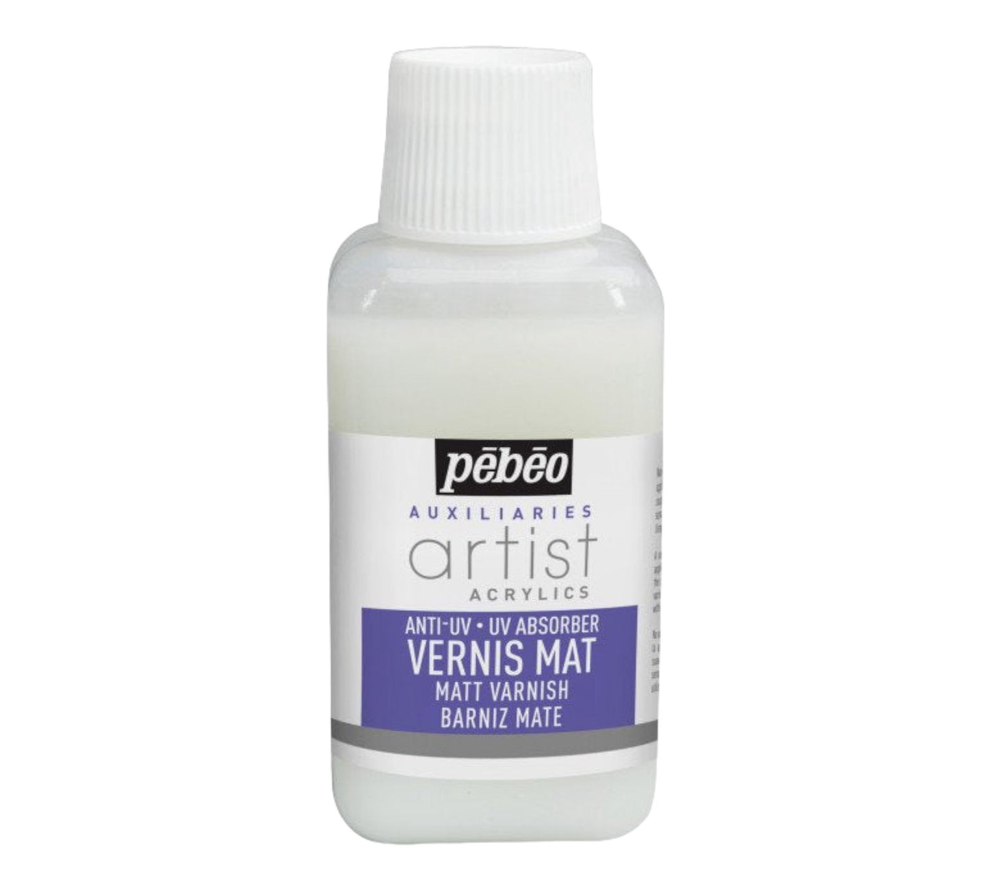 Pébéo Auxiliaires Artist Acrylics Vernis Mat Anti Uv, Acryllack Matt
