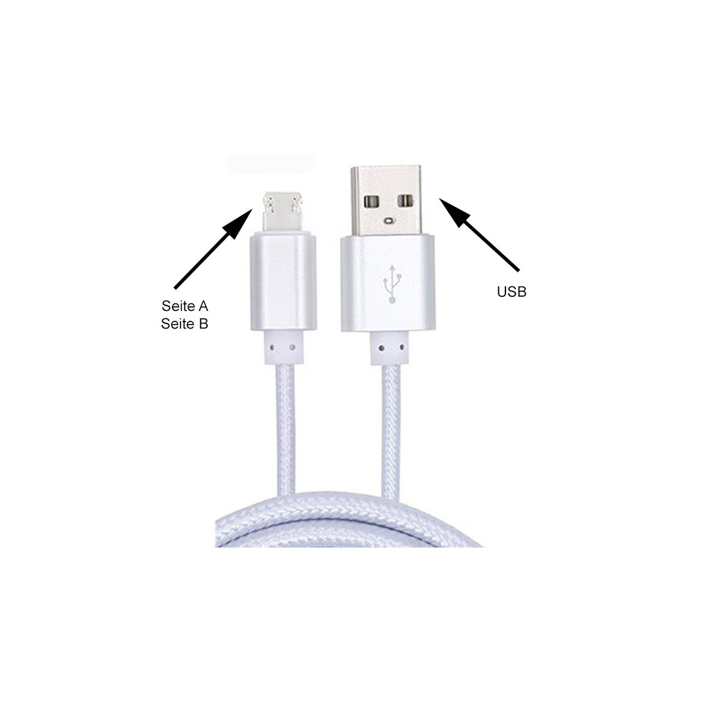 iPhone & Android 2in1 Lade- und Datenkabel, 1 m