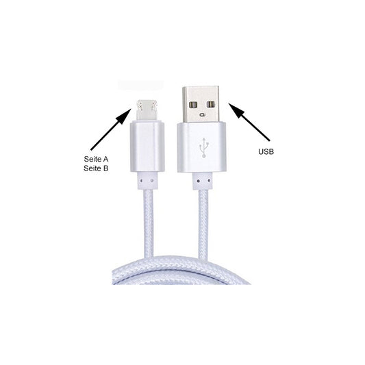 iPhone & Android 2in1 Lade- und Datenkabel, 1 m