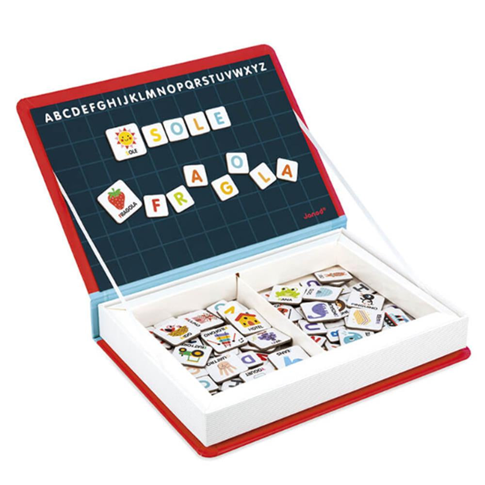 Alfabeto magnetico del libro