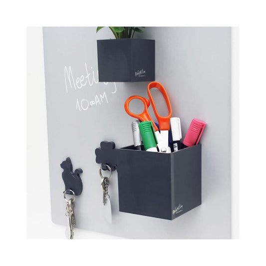 KalaMitica® Magnetische Würfelbehälter Neodym, Ø 3,5 - 6 - 9, Anthrazit, 3 Stk. - Magnetische Produkte - Speedjust Schweiz