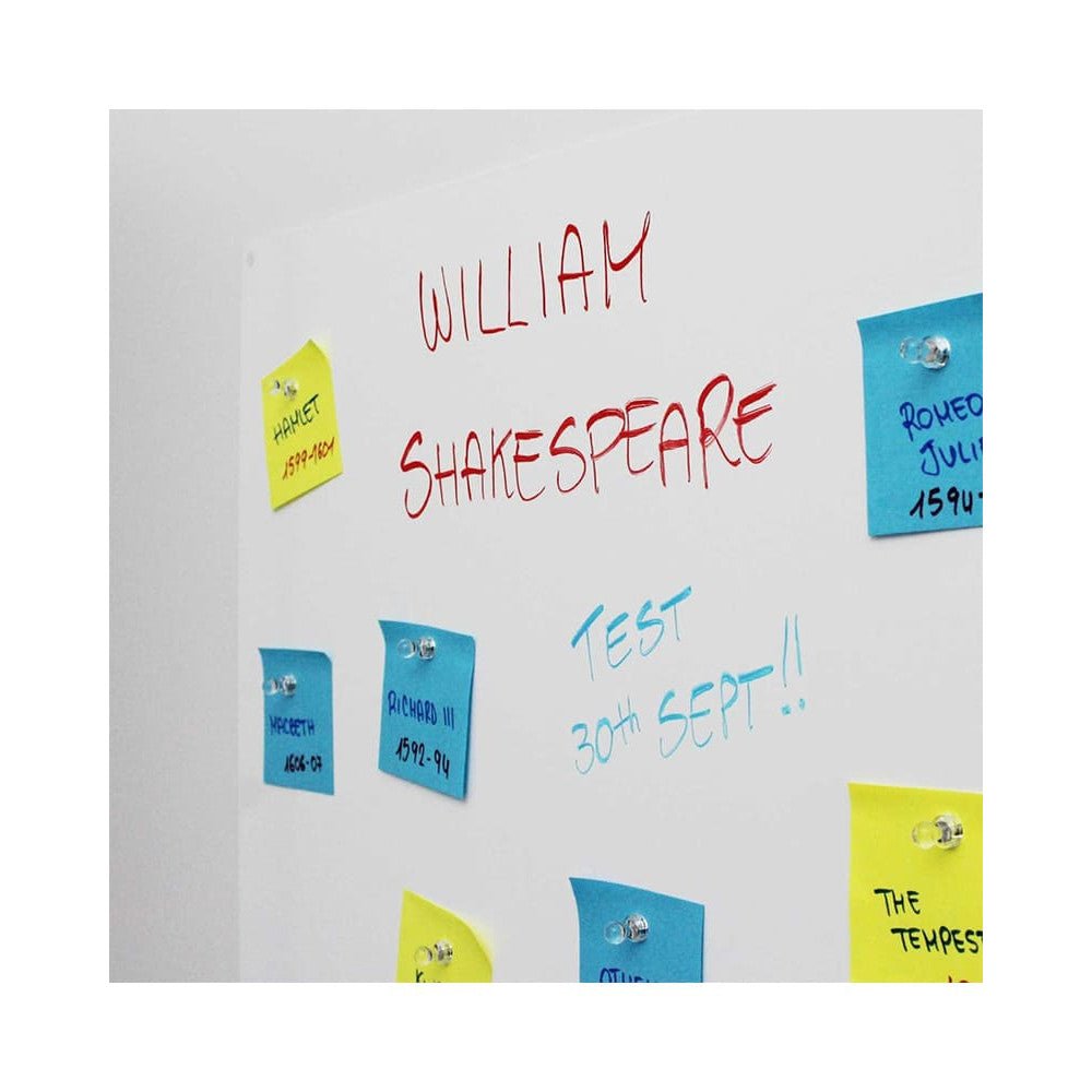 KalaMitica® Whiteboard Magnetisch, Ohne Rahmen, 74x114cm - Wandtafel - Speedjust Schweiz