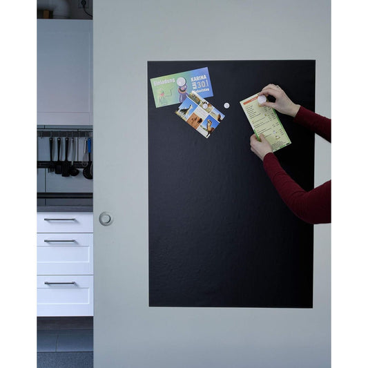 Kreidetafelfolie / Wandtafelfolie Magnetisch, Selbstklebend, Schwarz, 60x90cm - Wandtafel - Speedjust Schweiz