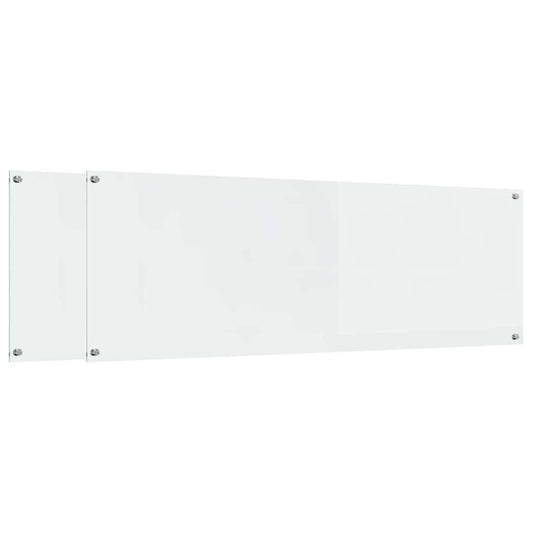 Küchenrückwand 2 pcs Transparent 120 x 40 cm Gehärtetes Glas - Speedjust Schweiz