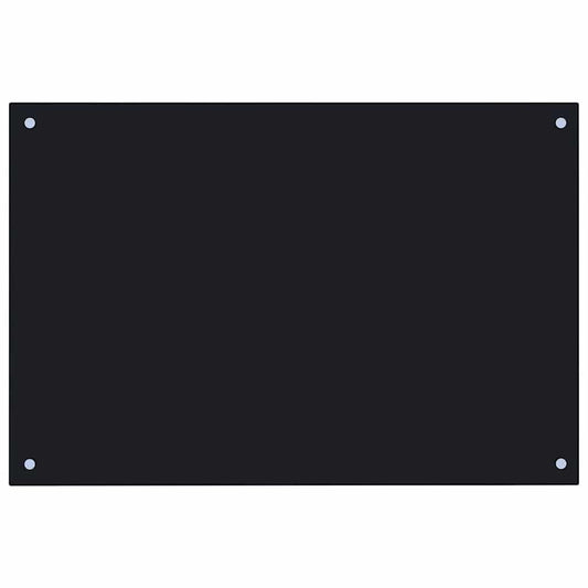 Küchenrückwand Schwarz 90x50 cm Hartglas - Speedjust Schweiz