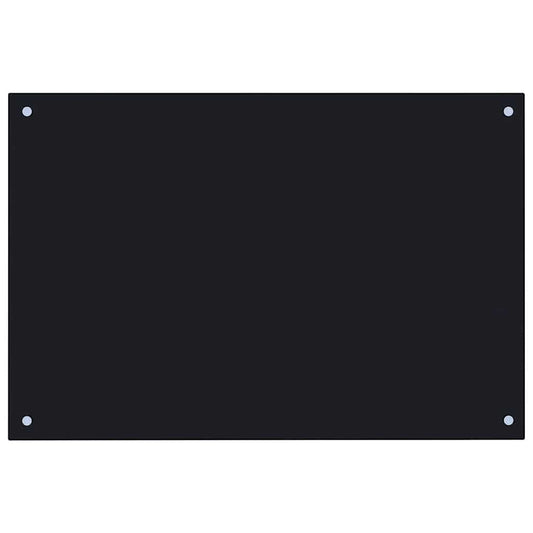 Küchenrückwand Schwarz 90x60 cm Hartglas - Speedjust Schweiz