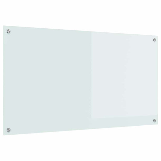 Küchenrückwand Weiß 110 x 60 cm Gehärtetes Glas - Speedjust Schweiz