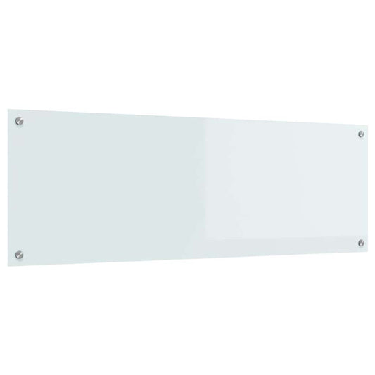 Küchenrückwand Weiß 120 x 40 cm Gehärtetes Glas - Speedjust Schweiz