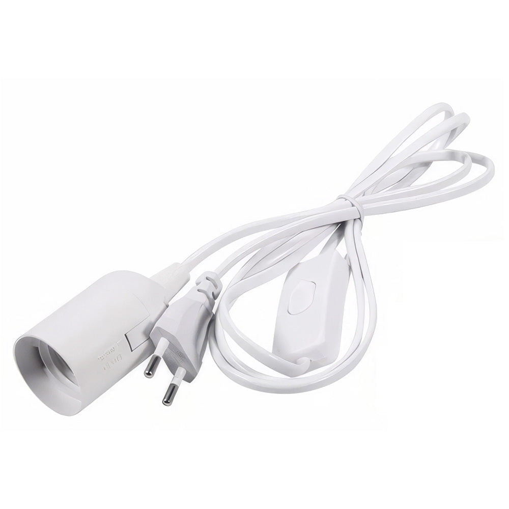 Leuchtengarnitur E27 mit Stecker und Schalter