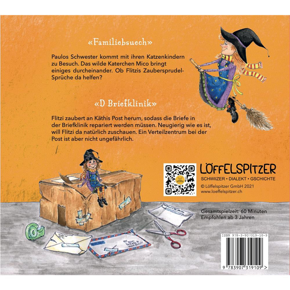 Potz Flitz und Stärnesprudel Folge 2, Familiebsuech & D Briefklinik
