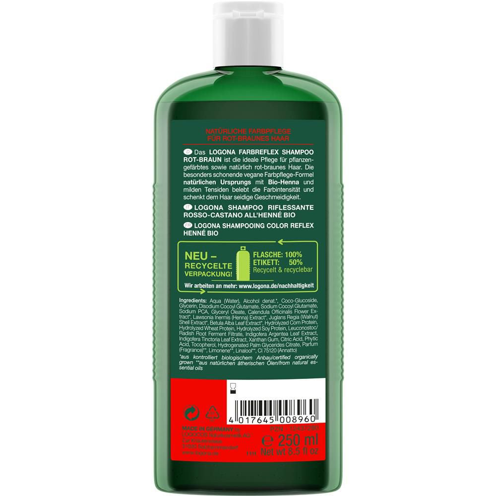 Farbreflex Shampoo, rot-braun, Bio-Henna, 250 ml