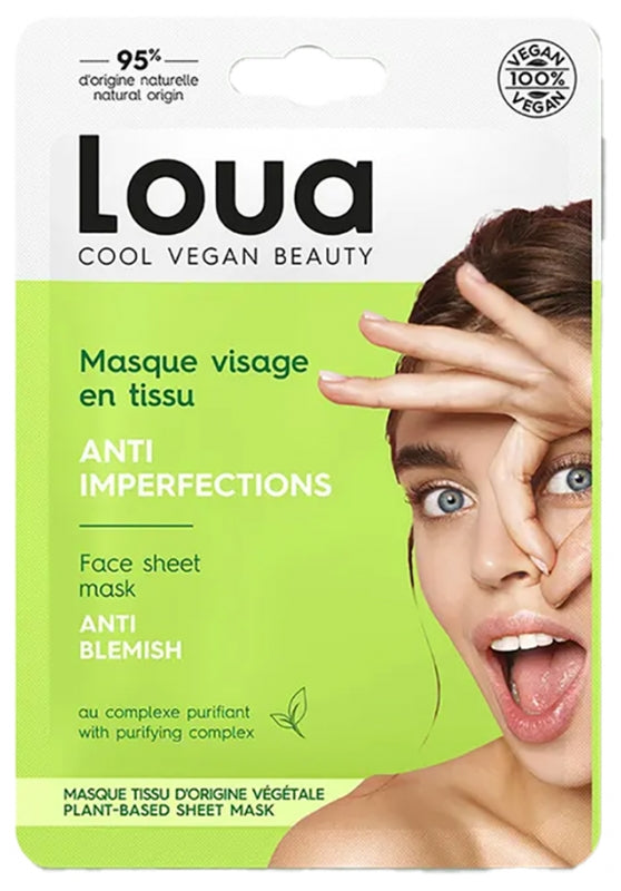 LOUA - Anti-Imperfections Face Sheet Mask 23ml - Clear Skin Awaits! ✨💆♀️