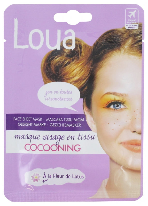 LOUA - Cocooning Face Sheet Mask 23ml - Pamper Your Skin ✨🧖♀️