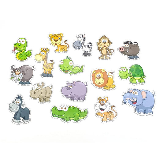 Magnet - Set Zootiere – 16 kinderfreundliche Magnete für Spiel & Deko - Magnetische Produkte - Speedjust Schweiz