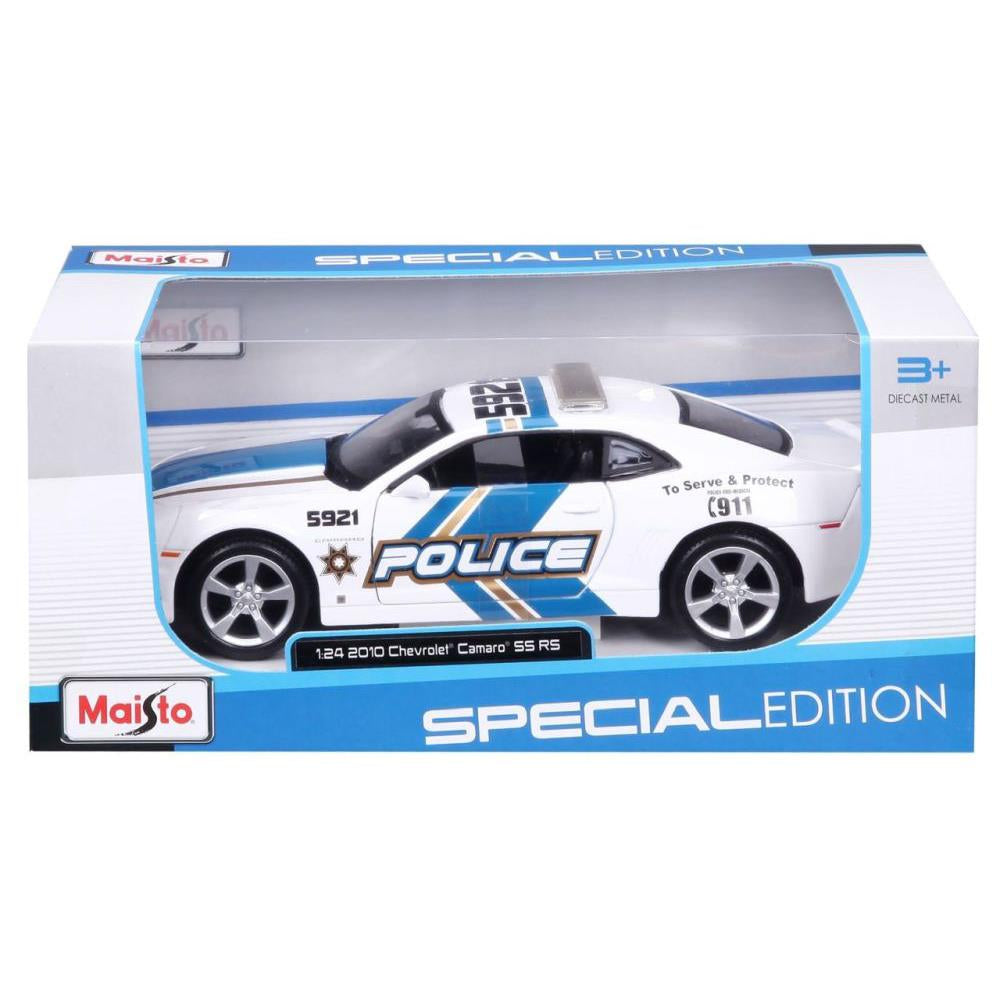 Chevrolet Camaro SS RS 2010 Police Weiss 1/24