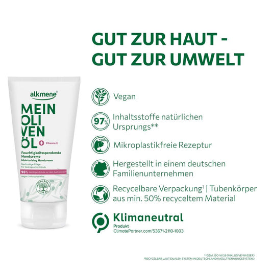 MEIN OLIVENÖL, Feuchtigkeitsspendende Handcreme