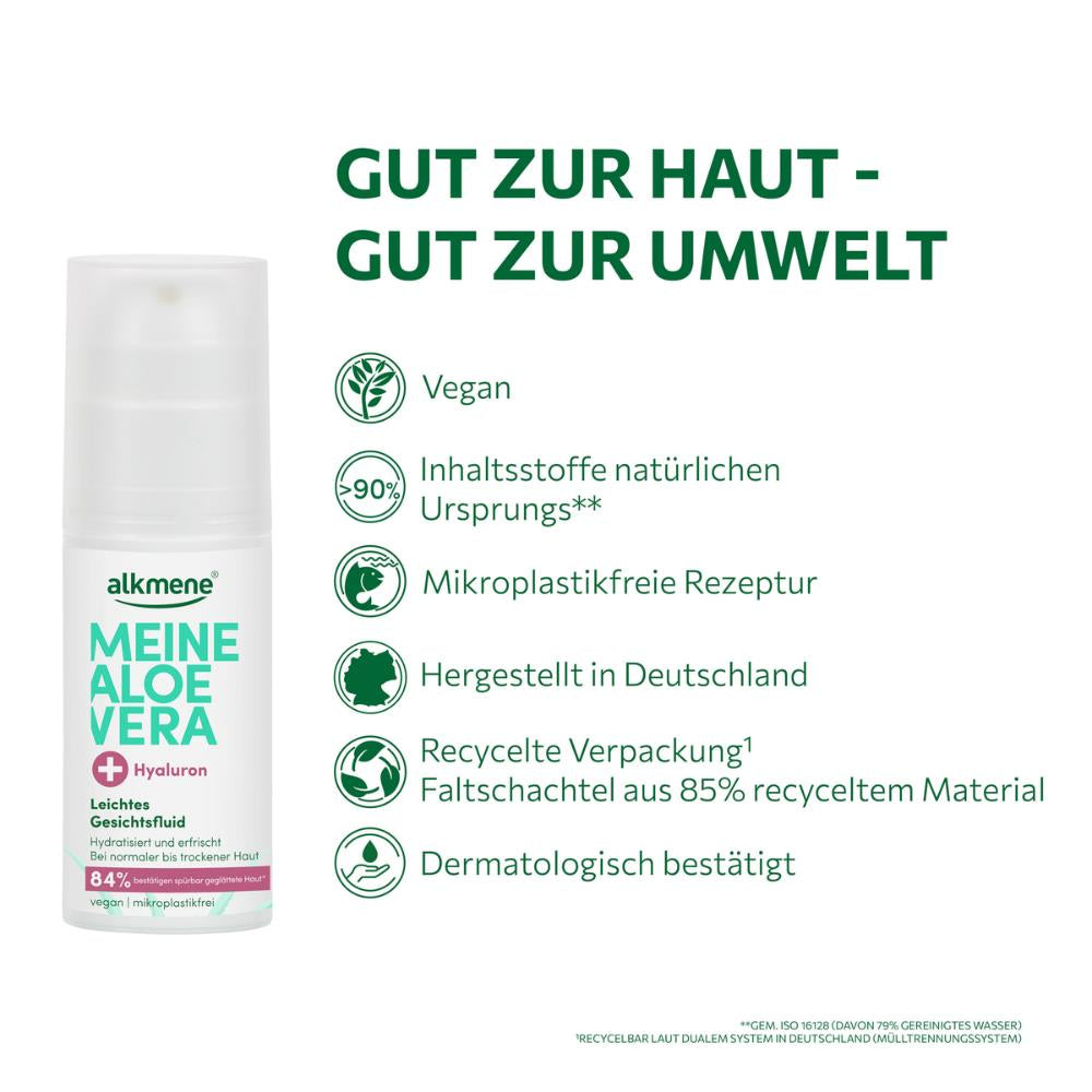 MEINE ALOE VERA, Leichtes Gesichtsfluid