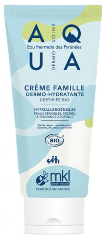 MKL GREEN NATURE - Aqua Dermo-Moisturising Family Cream Organic 100ml - Nourish Your Skin Naturally! 🌿💧