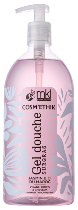 MKL GREEN NATURE - Cosm'Ethik Superfatted Shower Gel Organic Jasmine from Morocco - Luxurious Nourishment for Your Skin 🌼🛁