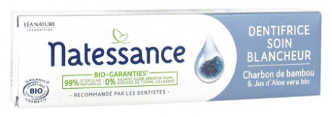 NATESSANCE - Whitening Care Toothpaste Bamboo Charcoal Organic 75ml - Brighten Your Smile Naturally! ✨🦷🌿
