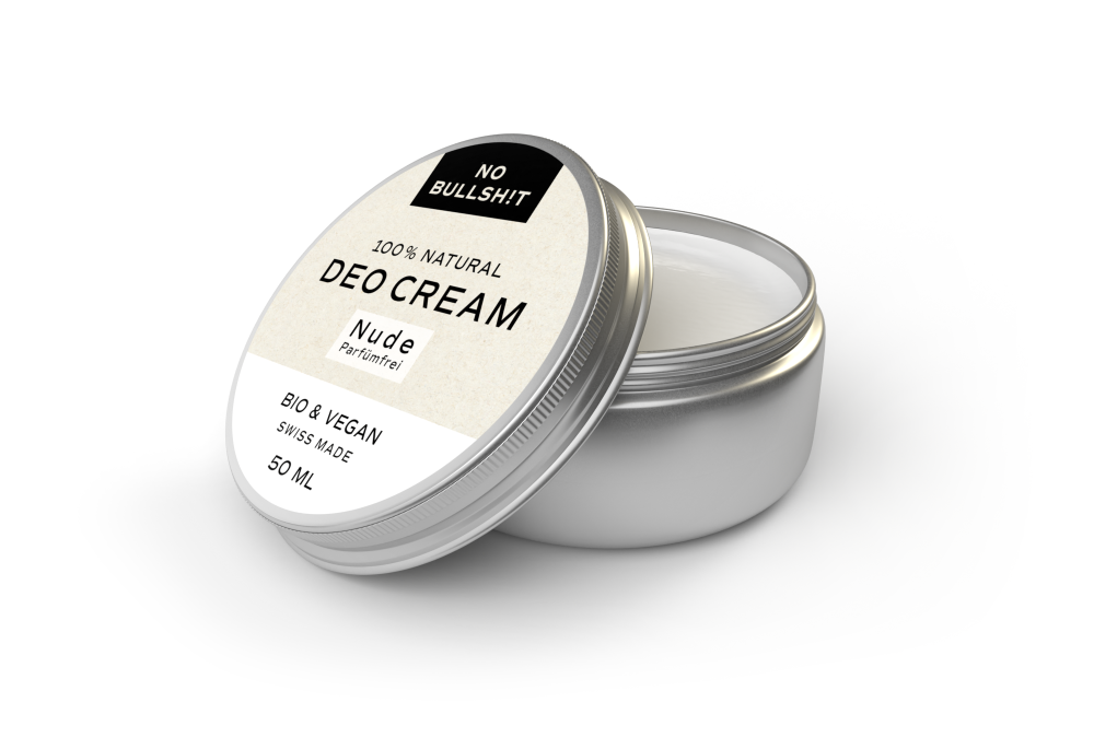 No Bullshit - Deo Cream Nude - 100% Natural Freshness đżâ¨