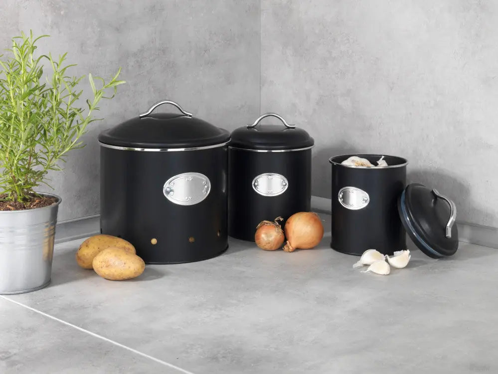 Wenko - Nero Storage Tin 1.0L - Elegant & Airtight 🤩